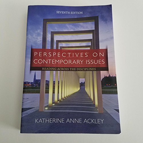 Imagen de archivo de Perspectives on Contemporary Issues a la venta por Better World Books