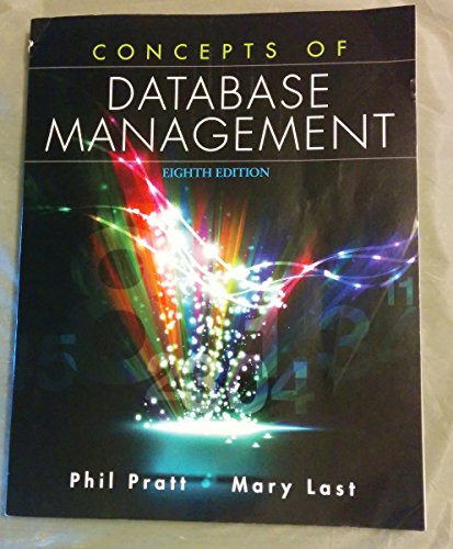 Beispielbild fr Concepts of Database Management zum Verkauf von HPB-Red