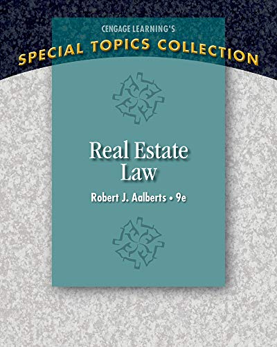 Imagen de archivo de Real Estate Law (Real Estate Law (Seidel, George)) a la venta por BooksRun