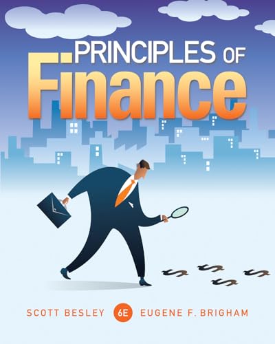 Beispielbild fr Principles of Finance (Finance Titles in the Brigham Family) zum Verkauf von BooksRun