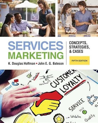 Imagen de archivo de Services Marketing: Concepts, Strategies, & Cases a la venta por BooksRun