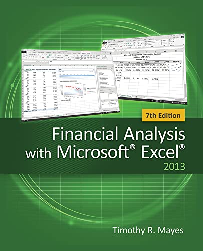 Stock image for Financial Analysis with Microsoft Excel for sale by ThriftBooks-Dallas