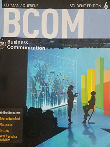 Stock image for BCOM6 (Business Communication) Student Edition for sale by Better World Books: West