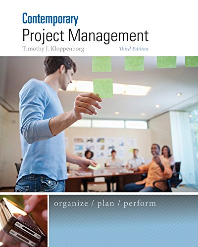 9781285433356: Comtemporary Project Management: Organize/ Plan/ Perform