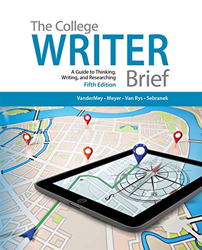 Stock image for The College Writer: A Guide to Thinking, Writing, and Researching, Brief for sale by SecondSale