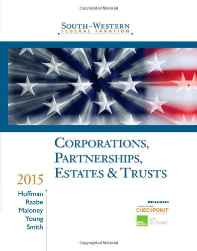 Imagen de archivo de South-Western Federal Taxation 2015: Corporations, Partnerships, Estates and Trusts a la venta por The Book Cellar, LLC