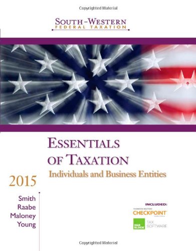 Beispielbild fr Essentials of Taxation 2015: Individuals and Business Entities (South-western Federal Taxation) zum Verkauf von Orion Tech