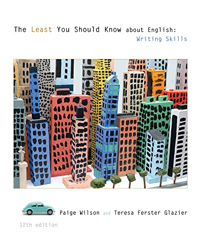 Beispielbild fr The Least You Should Know about English : Writing Skills zum Verkauf von Better World Books