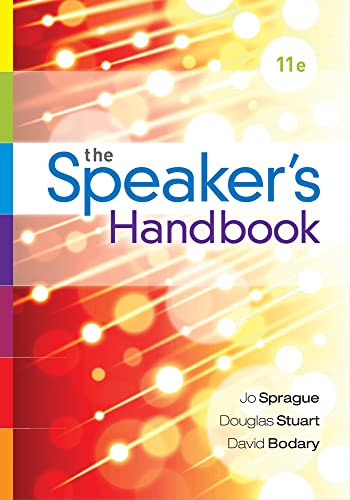 Beispielbild fr The Speakers Handbook, Spiral bound Version zum Verkauf von Goodwill of Colorado