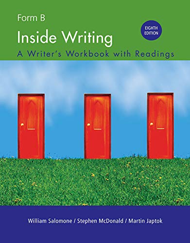 Stock image for Inside Writing: Form B, Spiral bound Version for sale by One Planet Books