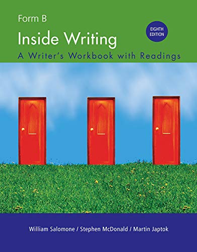 Inside Writing: Form B, Spiral bound Version