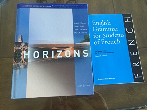 Stock image for Horizons, Annotated Instructors Edition for sale by Solr Books