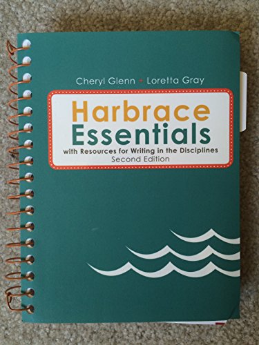 Imagen de archivo de Harbrace Essentials with Resources Writing in Disciplines a la venta por SecondSale