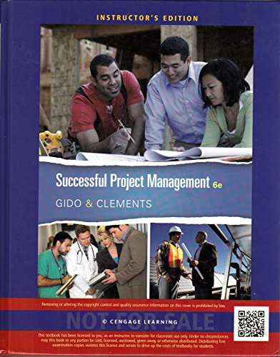 Stock image for Successful Project Management Instructor's Edition for sale by Wonder Book