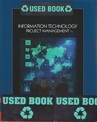 Imagen de archivo de Information Technology Project Management (Instructor Edition) a la venta por Turning the Page DC