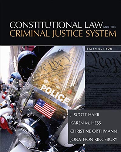 Stock image for Constitutional Law and the Criminal Justice System for sale by Goodbooks Company