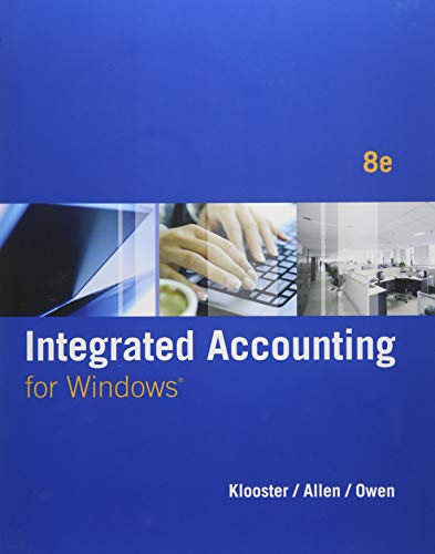 9781285462721: Integrated Accounting (with General Ledger CD-ROM)