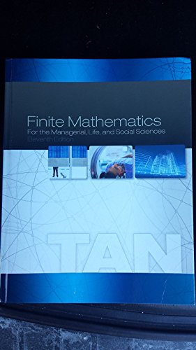 Imagen de archivo de Finite Mathematics for the Managerial, Life, and Social Sciences: An Applied Approach, Brief a la venta por ThriftBooks-Dallas