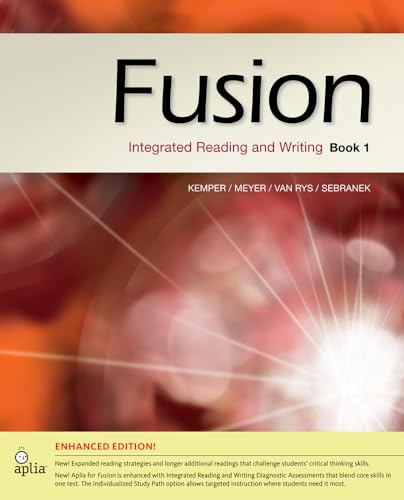 Stock image for Fusion Book 1, Enhanced Edition: Integrated Reading and Writing for sale by Irish Booksellers