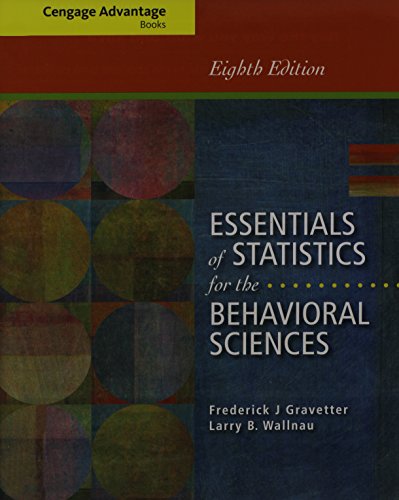 Stock image for Bundle: Cengage Advantage Books: Essentials of Statistics for the Behavioral Sciences, 8th + Aplia, 1 term Printed Access Card for sale by Books From California