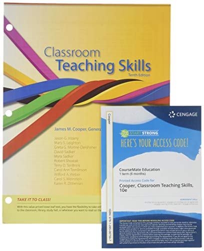 Stock image for Bundle: Cengage Advantage Books: Classroom Teaching Skills, 10th + Education CourseMate with eBook Printed Access Card for sale by HPB-Red