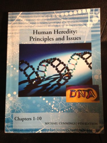 Human Heredity:Principles and Issues (9781285549033) by Michael R. Cummings