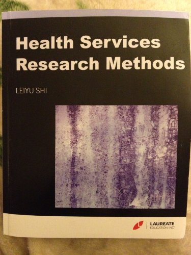 Imagen de archivo de Health Services Research Methods a la venta por Wonder Book