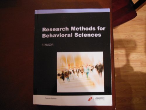 Stock image for Research Methods for Behavioral Sciences for sale by ThriftBooks-Dallas