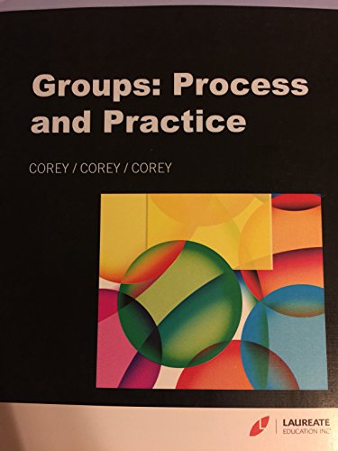 Beispielbild fr Groups: Process and Practice zum Verkauf von BooksRun