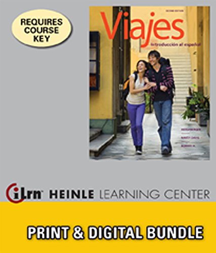 Beispielbild fr Bundle: Viajes: Introduccion al espanol, 2nd + iLrn Heinle Learning Center, 3 terms (18 Months) Printed Access Card zum Verkauf von One Planet Books