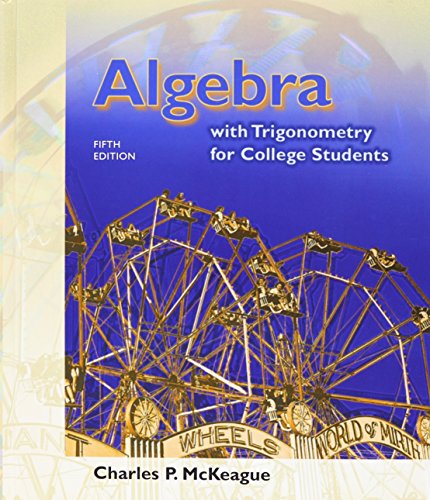 9781285737140: Algebra With Trigonometry for College Students