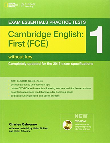 9781285744940: Exam Essentials: Cambridge First Practice Tests 1 w/o key + DVD-ROM