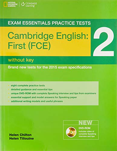 Beispielbild fr Exam Essentials Practice Tests - 2nd edition - Cambridge English: First (FCE) Practice Tests 2 - Practice Tests without Key, with DVD-ROM zum Verkauf von Buchpark