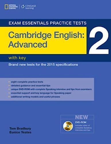 Stock image for Exam Essentials: Cambridge Advanced Practice Tests 2 w/o key + DVD-ROM for sale by Book Deals