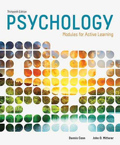 Imagen de archivo de Cengage Advantage Books: Psychology: Modules for Active Learning, Loose-leaf Version a la venta por HPB-Red