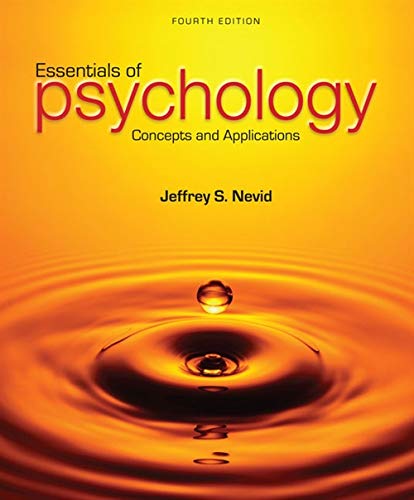 Stock image for Essentials of Psychology: Concepts and Applications for sale by SecondSale