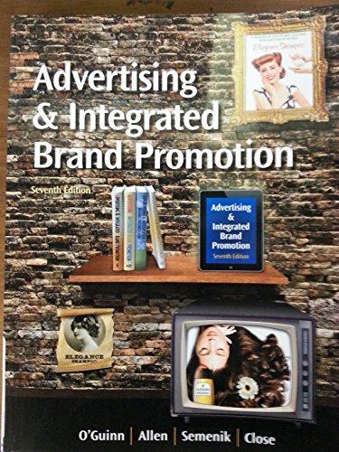 Imagen de archivo de Advertising and Integrated Brand Promotion (Book Only) a la venta por ThriftBooks-Atlanta