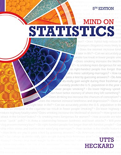 9781285770208: Student Solutions Manual for Utts/Heckard's Mind on Statistics, 5th