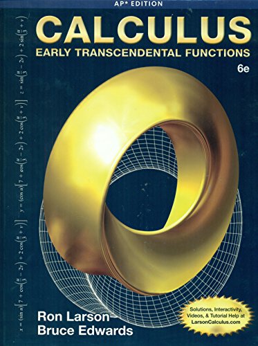 Imagen de archivo de Calculus: Early Transcendental Functions (AP* Edition), 6e a la venta por BookHolders
