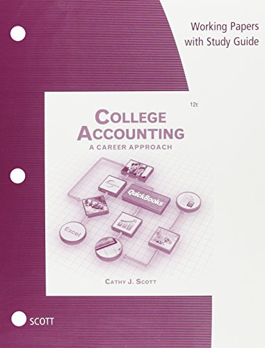 9781285838076: College Accounting: A Career Approach