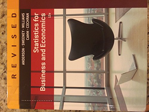 Beispielbild fr Statistics for Business & Economics, Revised zum Verkauf von SecondSale