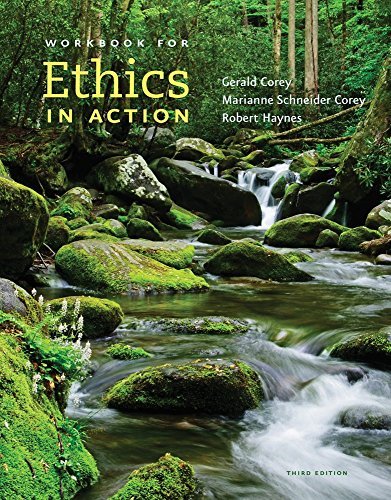 Imagen de archivo de Workbook for Corey/Corey/Haynes' Ethics in Action, 3rd a la venta por Better World Books