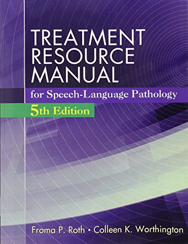 Stock image for Treatment Resource Manual for Speech Language Pathology (Book Only) for sale by BooksRun