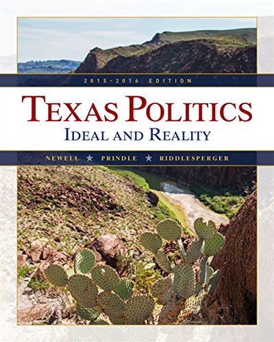 Imagen de archivo de Texas Politics 2015-2016 (with MindTap Political Science, 1 term (6 months) Printed Access Card) a la venta por HPB-Red