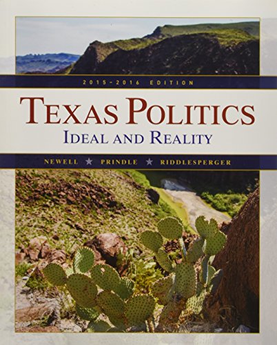 Stock image for Texas Politics 2015-2016 (with MindTap Political Science, 1 term (6 months) Printed Access Card) for sale by HPB-Red