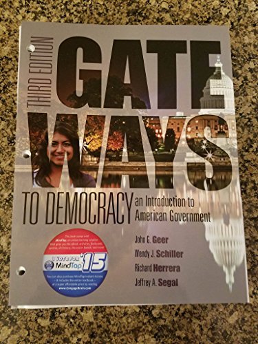 Imagen de archivo de Gateways to Democracy: An Introduction to American Government a la venta por HPB-Red