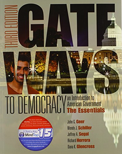 Stock image for Gateways to Democracy: The Essentials (I Vote for MindTap) for sale by Your Online Bookstore