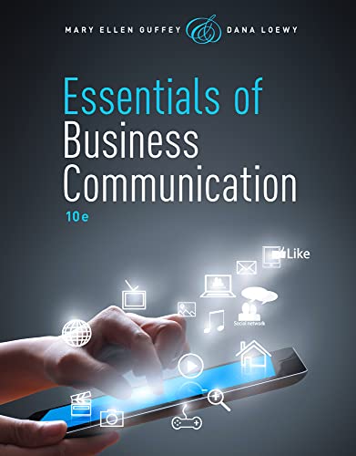 Beispielbild fr Essentials of Business Communication (with Premium Website, 1 term (6 months) Printed Access Card) zum Verkauf von BooksRun