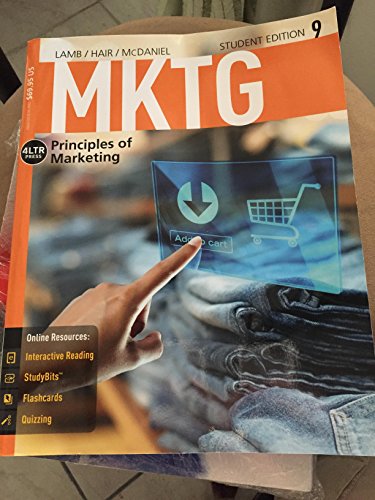 Stock image for MKTG 9 (with Online, 1 Term (6 Months) Printed Access Card) for sale by Better World Books: West