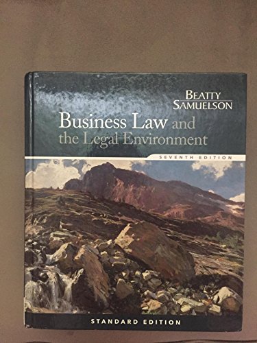 Stock image for Business Law and the Legal Environment, Standard Edition for sale by BookHolders